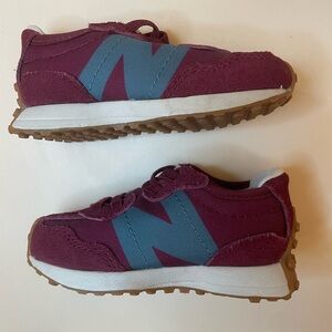 New Maroon New Balance Baby size 5 sneakers.